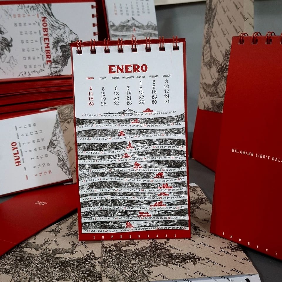 imprenta 31 desk calendar
